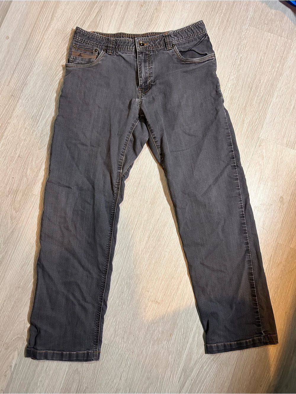Prana Men's Straight Jeans - Charcoal Gray - Picture 1 of 4